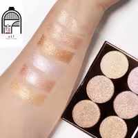 پالت هایلایتر 6 رنگ فیوچر میکاپ – Future Makeup Highlighter Palette 6 Colors