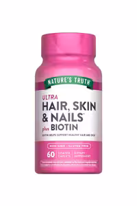 کپسول بیوتین تقویت مو، پوست و ناخن‌ Nature's Truth - بسته 60 عددی