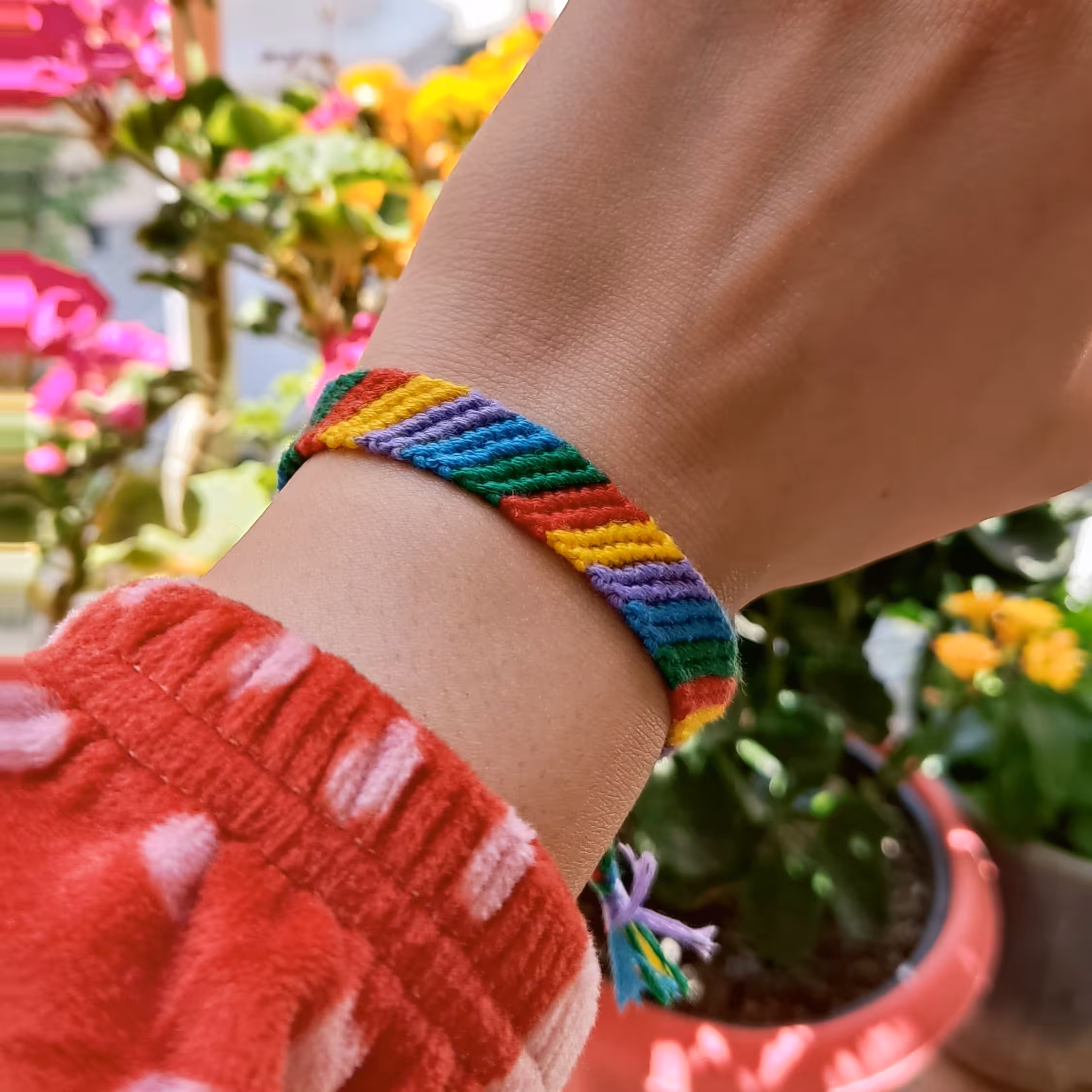 دستبند دوستی مدل رنگی رنگی