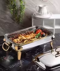 سوفله مستطیل بزرگ روما طلایی ریور کد RM 207G