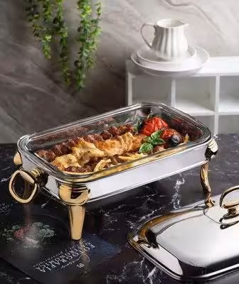 سوفله مستطیل بزرگ روما طلایی ریور کد RM 207G