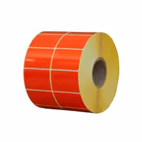 لیبل نارنجی سایز 51*34- 3000 عددی دو ردیفه(دیجی کالا)