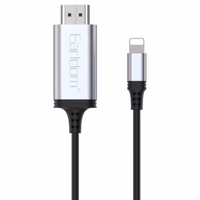 کابل تبدیل لایتنینگ به HDMI ارلدام مدل W35 طول 2 متر