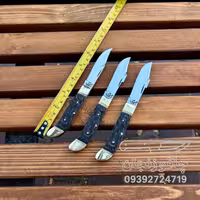 چاقو طرح شاخ استاد امیری فولاد زنجان تاشو