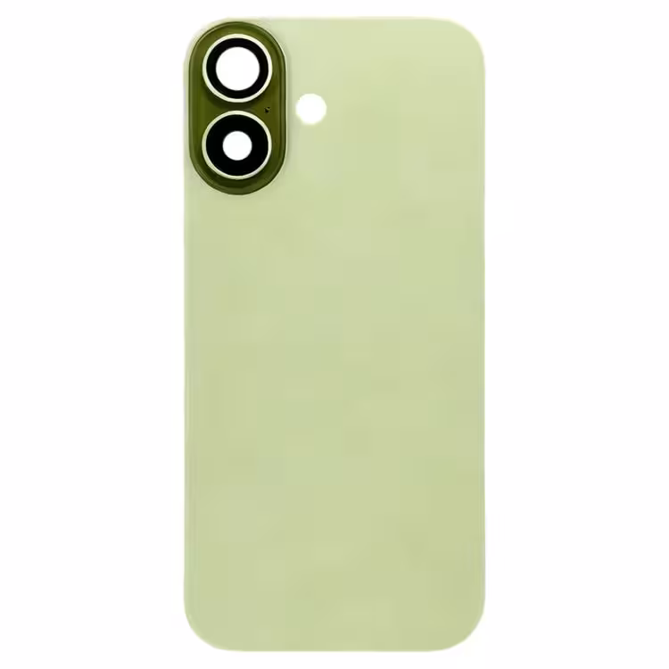 For iPhone 17 Glass Battery Back Cover with Camera Lens Cover(Green) | قاب پشت شیشه‌ای آیفون 17 به همراه شیشه لنز دوربین (سبز)