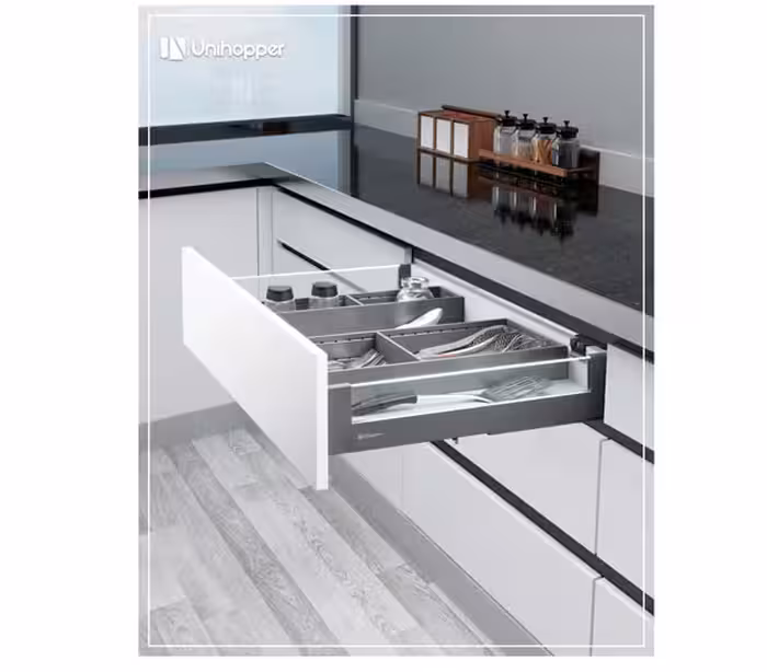 ریل مجیک باکس کوتاه با بدنه شیشه LED یونی هوپر