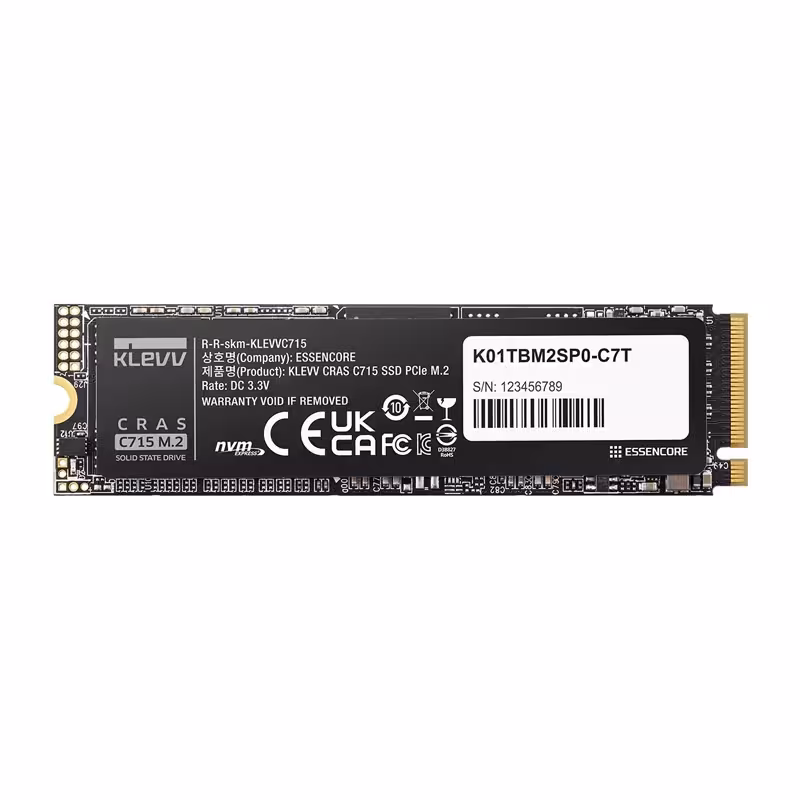 اس اس دی اینترنال M.2 NVMe کلو مدل Klevv CRAS C715 ظرفیت 1 ترابایت