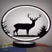 آباژور رومیزی گوزن