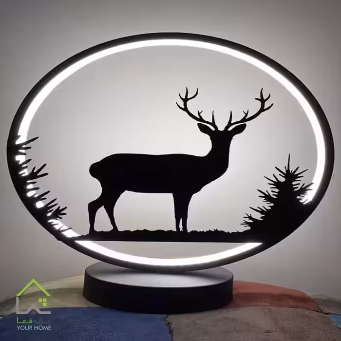 آباژور رومیزی گوزن