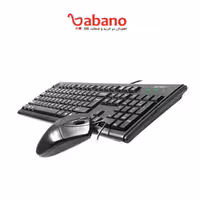 کیبورد و ماوس ای فورتک مدل KM-72620D