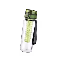 قمقمه آب پلاستیکی تیتیز مدل Luxe Detox Bottle کد Tp-225