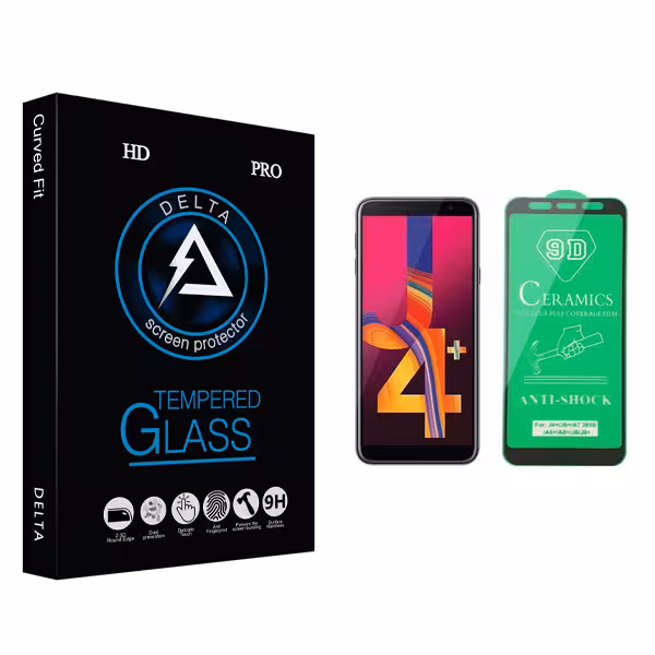 محافظ صفحه نمایش سرامیکی دلتا مدل HD مناسب برای گوشی موبایل سامسونگ Galaxy J4 Plus