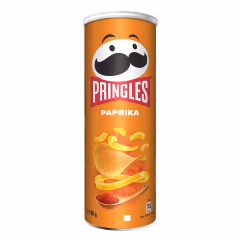 چیپس پرینگلز نارنجی با طعم پاپریکا 165 گرمی pringles