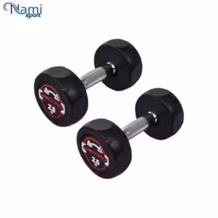 دمبل گرد وزن 2.5 کیلوگرم round dumbbell