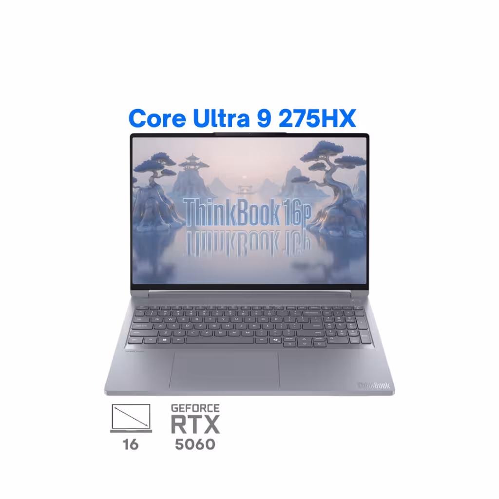 لپ تاپ لنوو تینک بوک 16p مدل Lenovo ThinkBook 16p Ultra 9 275HX RTX 5060 32G 1T 2.5K 240Hz 2025 - پی بی 360