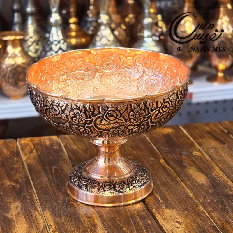 آجیل خوری مسی لوکس مدل رهام