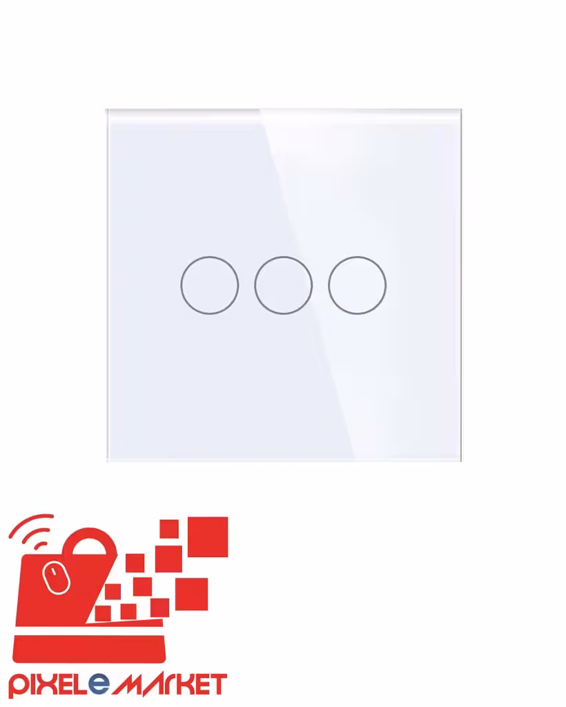 کلید لمسی هوشمند سه پل TUYA مدل Round