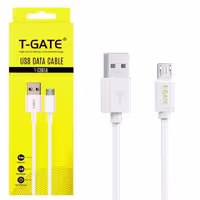 کابل دیتا و شارژ اندروید T-GATE مدل 901 سفید
