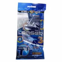خودتراش لمسر یکبارمصرف 3 لبه مدل Blue بسته 4 عددی