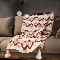 شال مبل بافتنی پرتو زنجیری