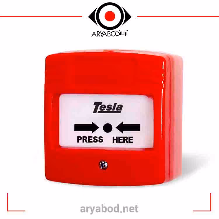 شستی قابل ریست ال اي دي دار تسلا TESLA MCP-124