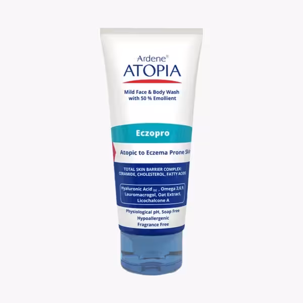لوسیون شوینده حاوی 50% روغن نرم کننده صورت و بدن اگزوپرو آردن آتوپیا
