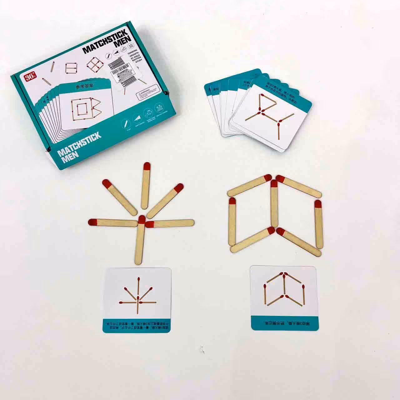 بازی الگویابی طرح چوب کبریت