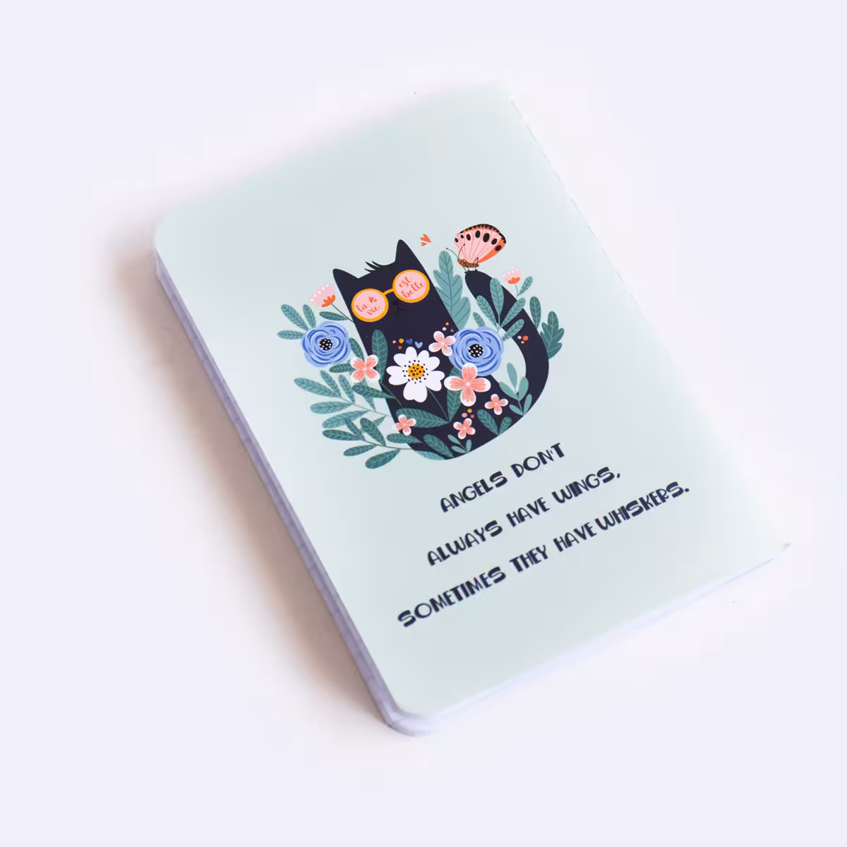 دفترچه خط دار طرح گربه کیچ بوک (KITSCH BOOK)