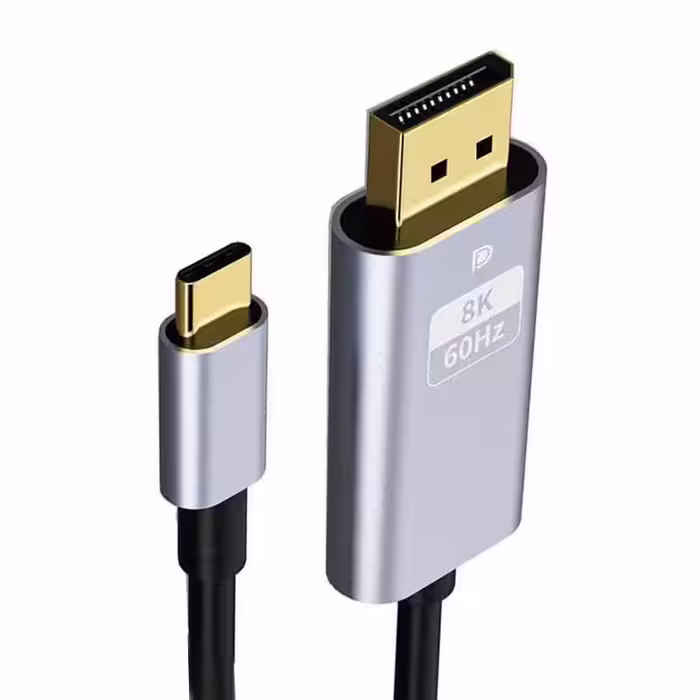 کابل تبدیل usb c به دیزپلی پورت مدل NETPIL dp18 طول 1.8 متر
