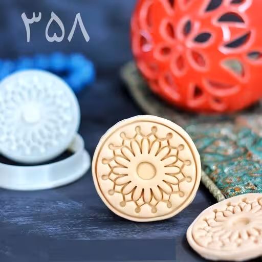 مهر حلوا کد سه سایز 5.5 سانتی (مخصوص حلوا، کلمپه، کلوچه، شیرینی و فوندانت)