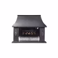 بخاری گازی طرح شومینه توان مدل نگین