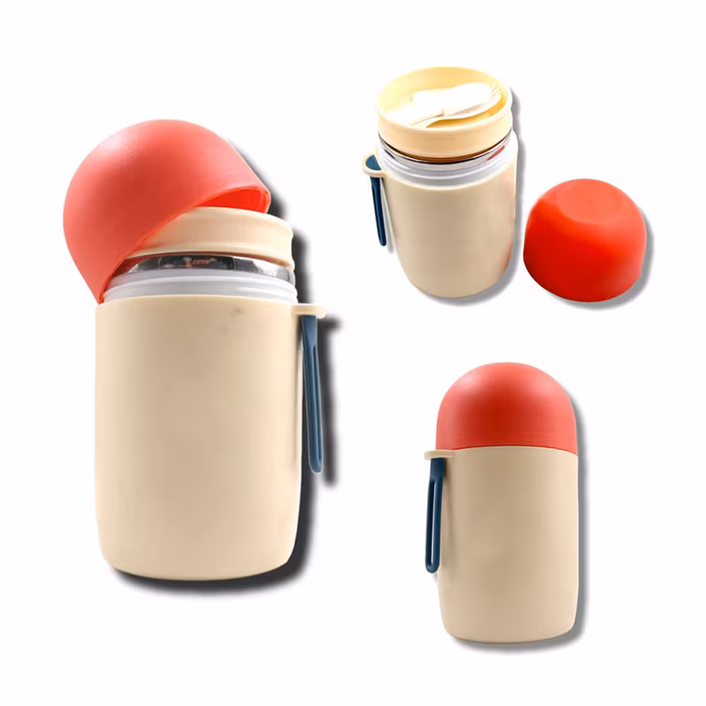 فلاسک غذای استیل قاشق دار