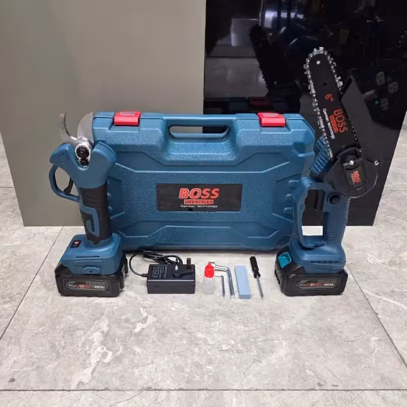 مجموعه 2عددی قیچی شارژی و اره شارژی15 سانت باس مدلbstwin3