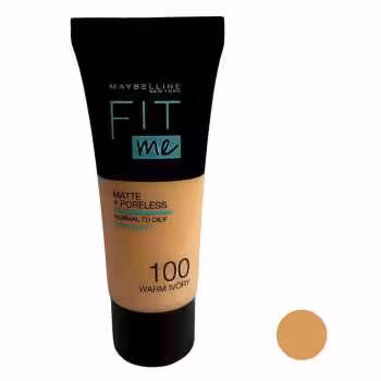 کرم پودر میبلین مدل Fit Me شماره 100 حجم 30 میلی لیتر