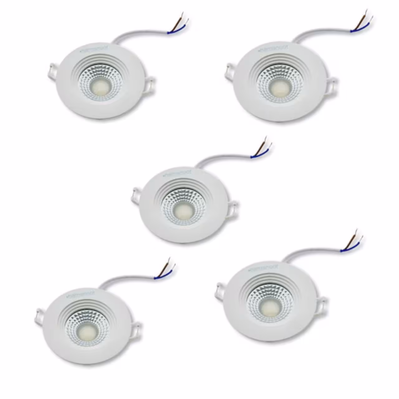 پنل توکار ال ای دی 7 وات نمانور مدل ماهک مجموعه 5 عددی