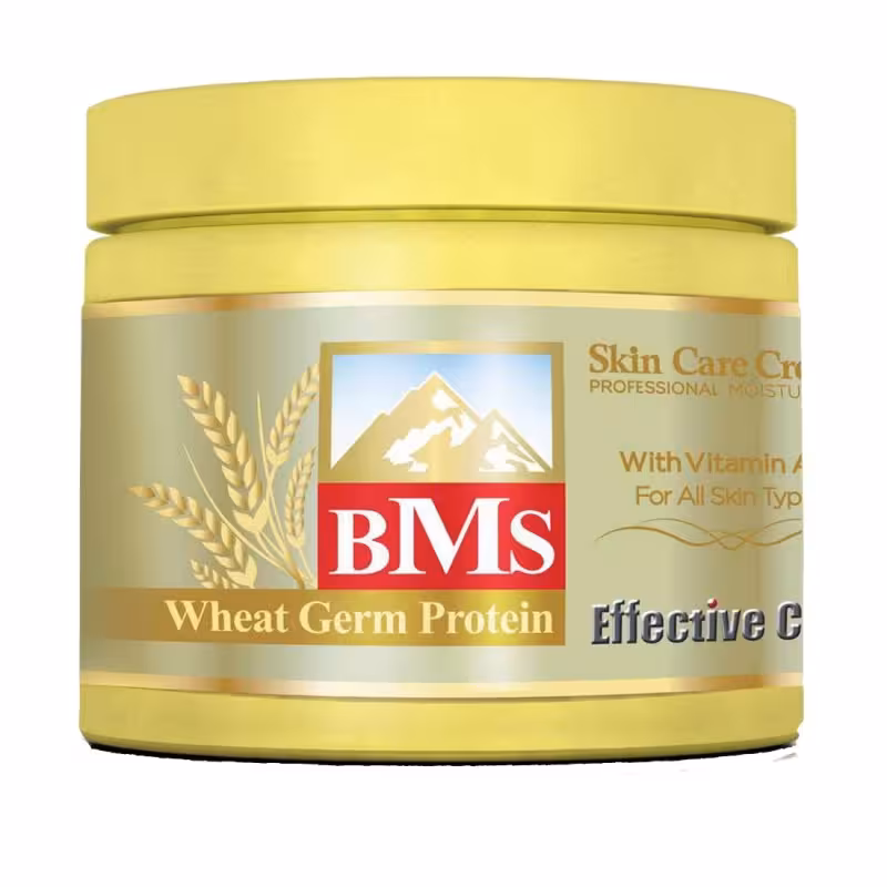 کرم مرطوب کننده بی ام اس BMS حاوی روغن جوانه گندم حجم 200 میلی لیتر