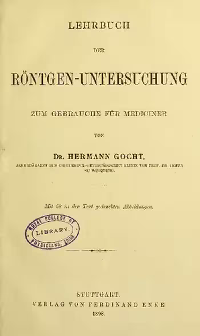 خرید و دانلود نسخه کامل کتاب Lehrbuch der Röntgen-Untersuchung zum Gebrauche für Mediciner [Mediziner]