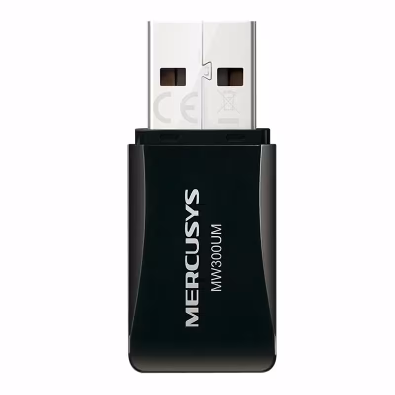 کارت شبکه USB 2.0 مرکوسیس سری N300 Wireless مدل MW300UM
