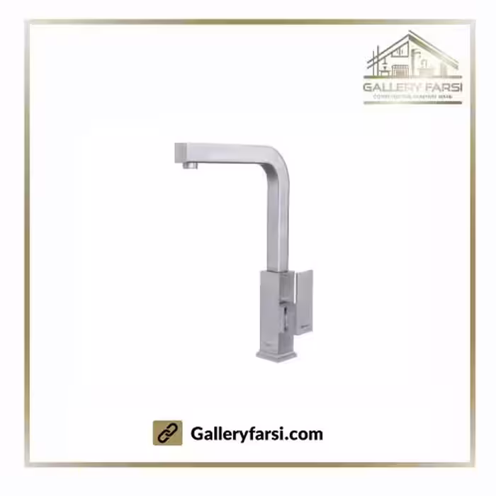 شیر ظرفشویی شودر مدل اروپا کروم مات