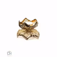 شمعدان برنجی طلایی طرح آدیتا مدل 3030047