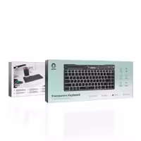 کیبورد بی سیم گرین لاین مدل Transparent GNTPKYBBK