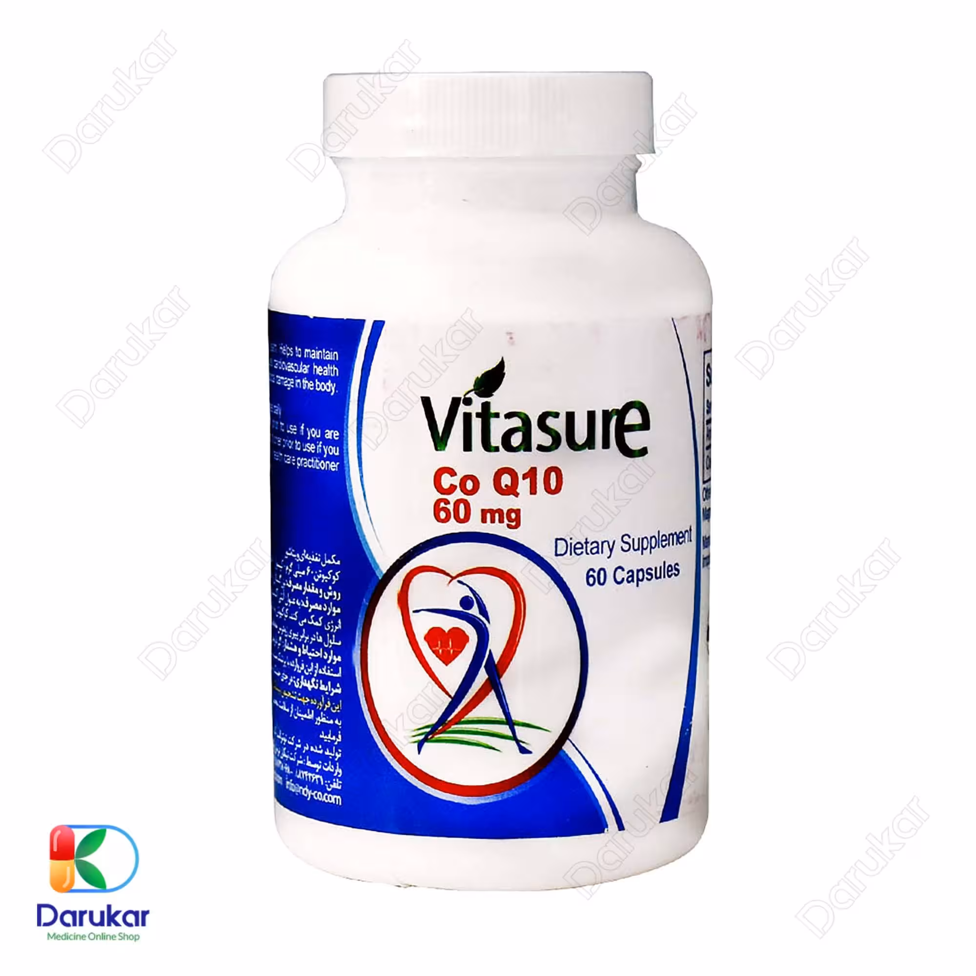 کپسول کوآنزیم کیوتن 60 میلی گرم ویتاشور 60 عدد