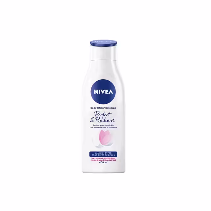 لوسیون روشن‌کننده بدن نیوا Perfect & Radiant حجم 400 میل