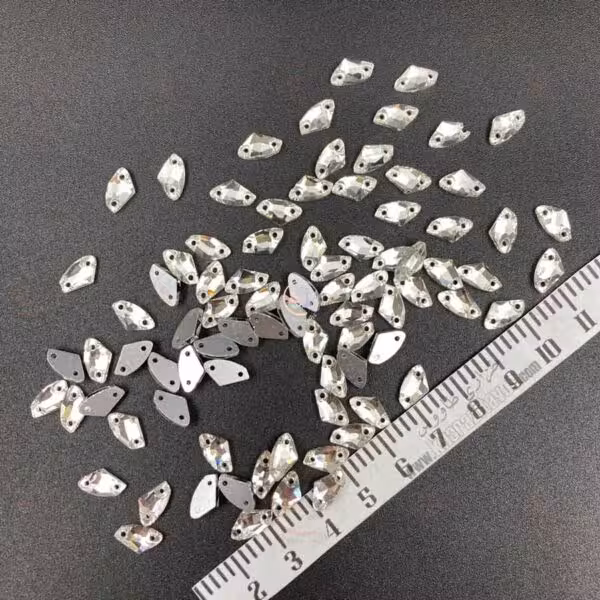 سنگ دوختنی نامنظم 5 در 10 ( نقره ای )