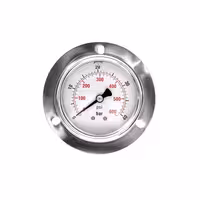 گیج فشار صفحه 10 سانت روغنی 40 بار تابلویی