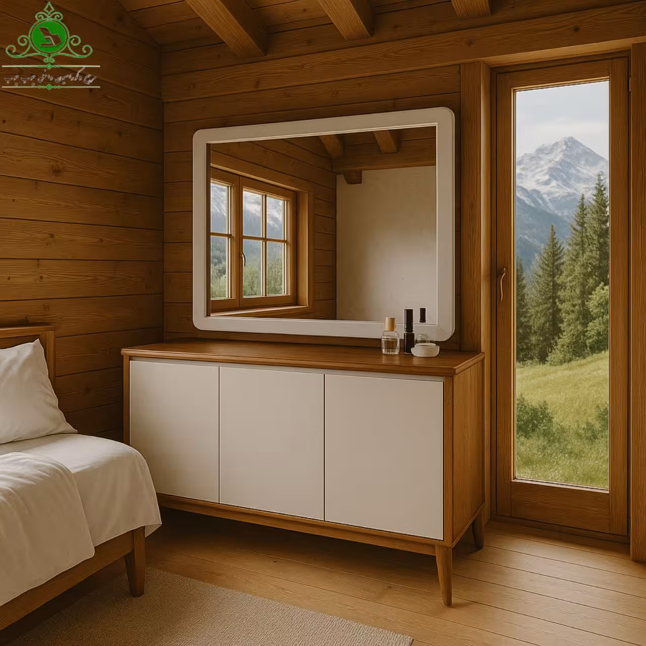 آینه و کنسول مدل باریش