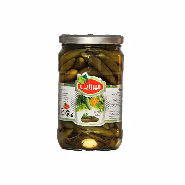 خیار شور سوپر ویژه میرزایی 680 گرمی