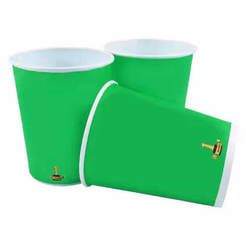 لیوان کاغذی سبز