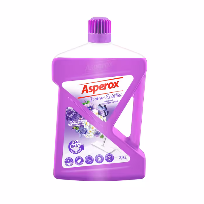 مایع پاک‌‌ کننده سطوح ( کف شور ) آسپروکس با رایحه گل های بهاری حجم 2500 میل