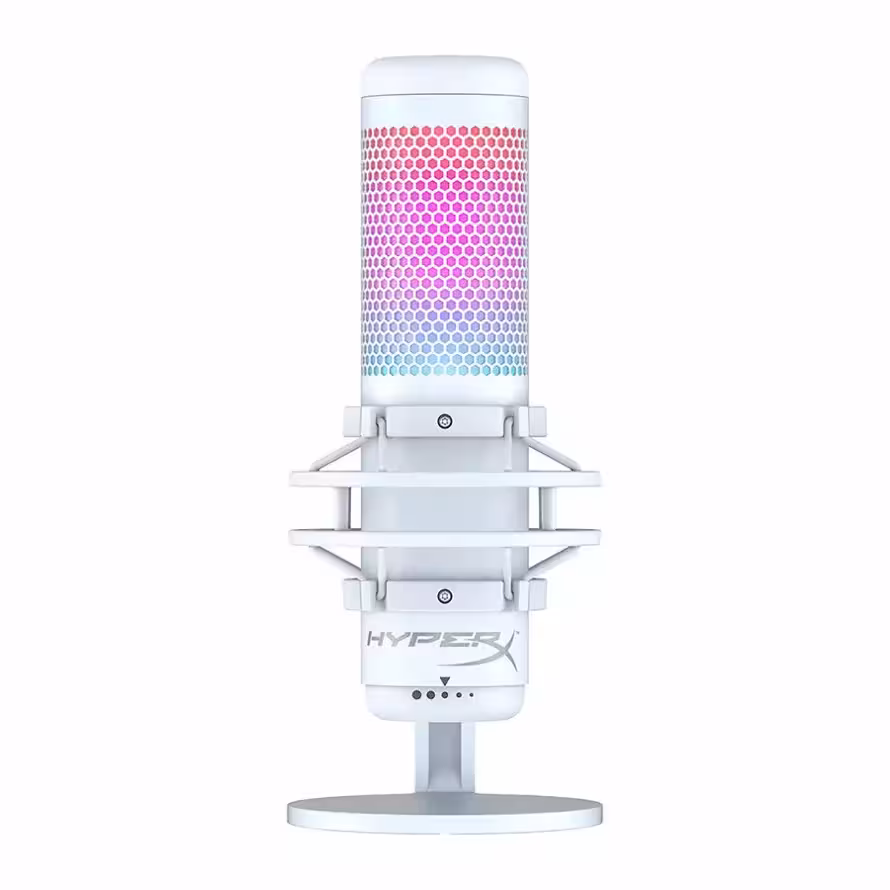 میکروفون گیمینگ هایپر ایکس QuadCast S White